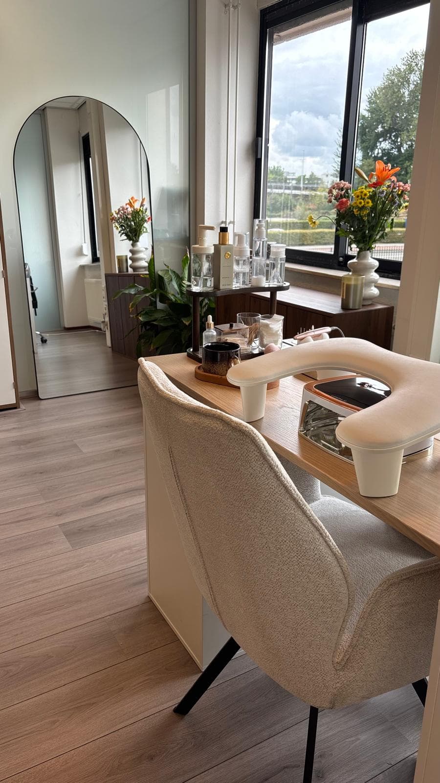 De studio van Daph's Nailroom in Zoetermeer