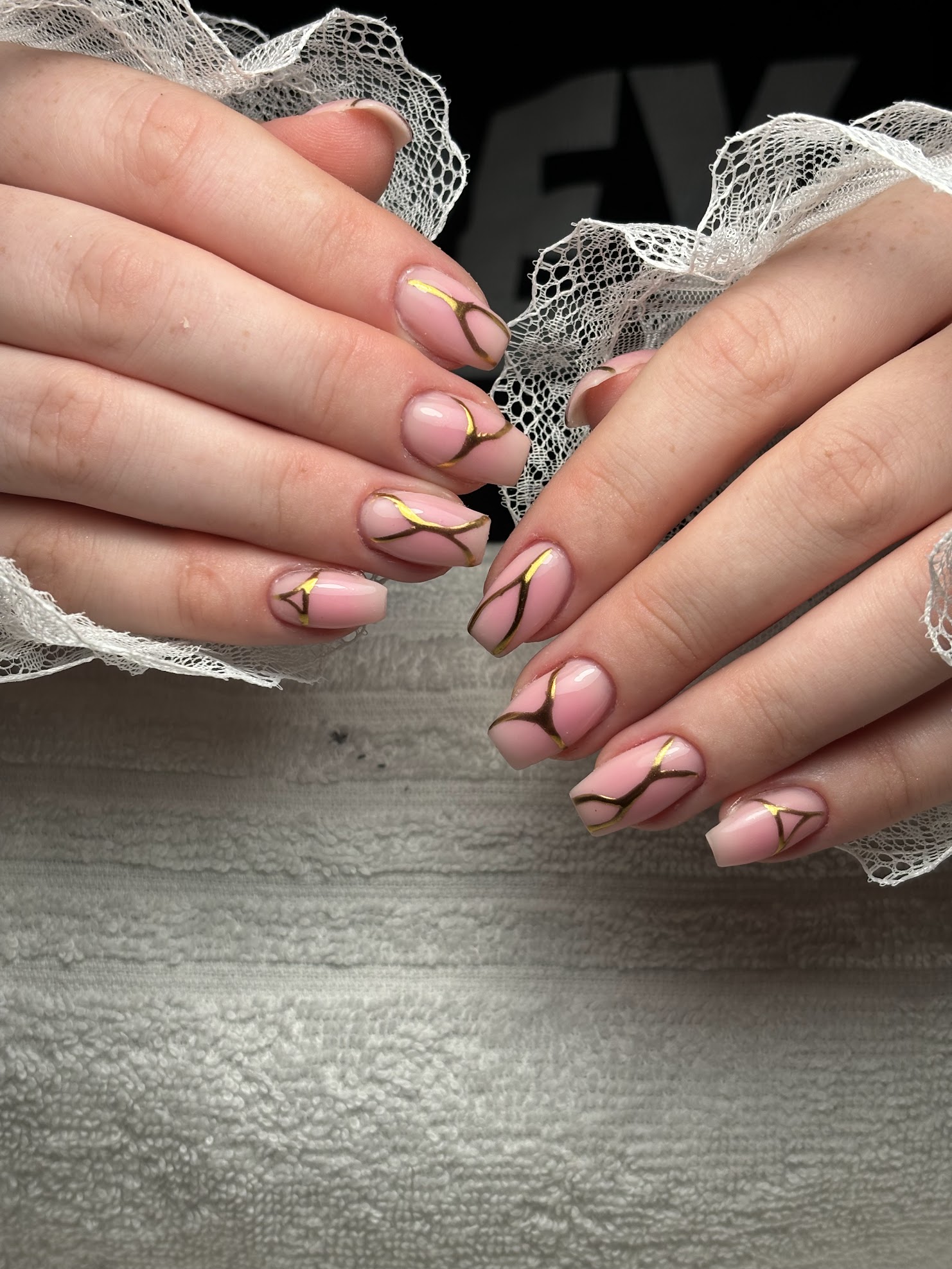 Abstracte nail art